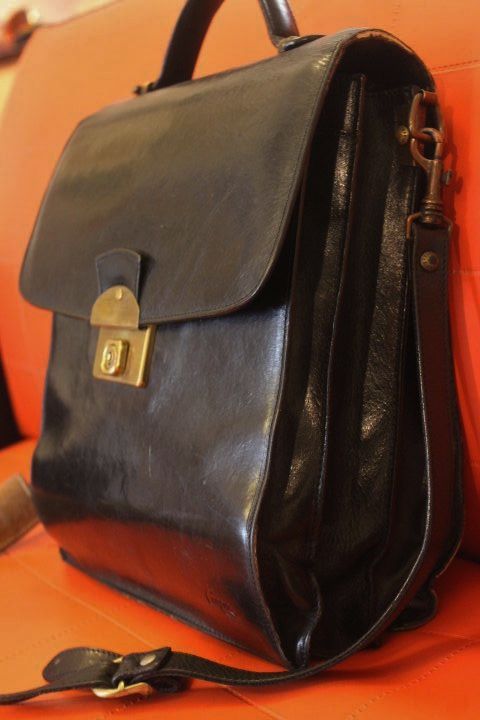 Sacoche pour homme en cuir vintage - Vintage by fabichka