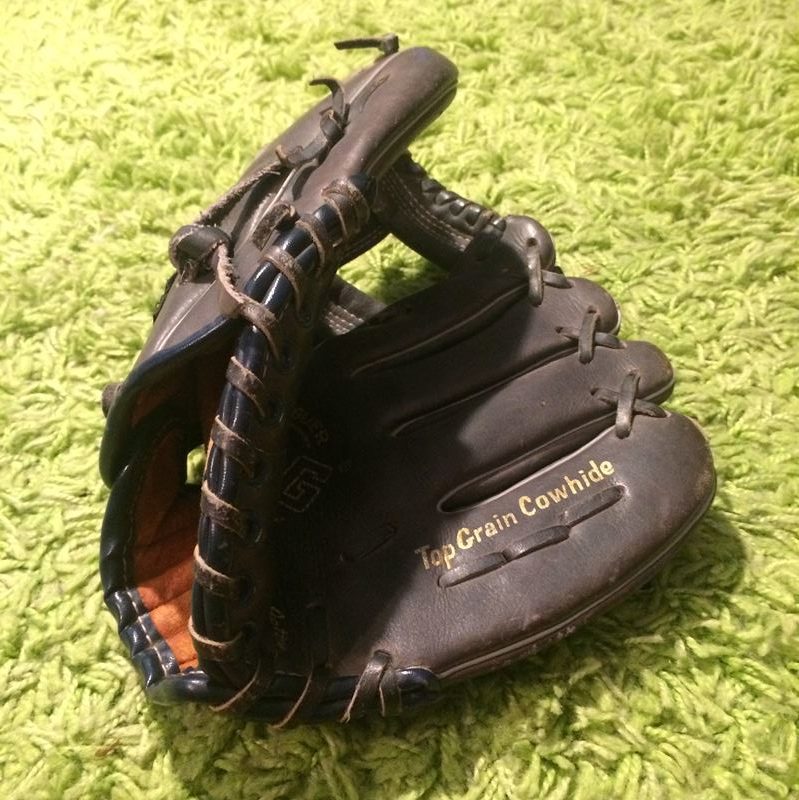 Gant Baseball GL-110 RH Gant De Baseball Cuir De Compu00e9tition Infield 11, Marron (pour Les Gauchers, Le Gant Se Porte U00e0 Droite Gant Barnett