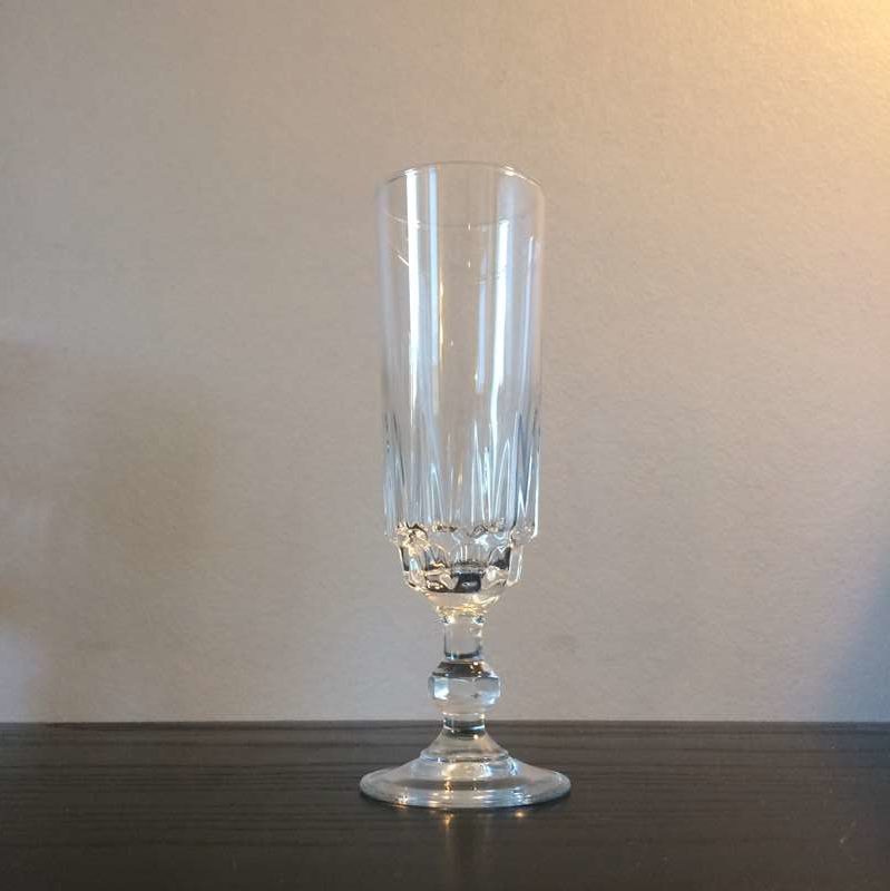 Anciennes flûtes à champagne Cristal Vintage by fabichka