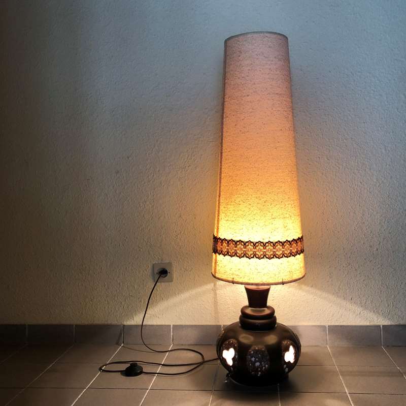 Lampe de sol vintage années 70 - Vintage by fabichka