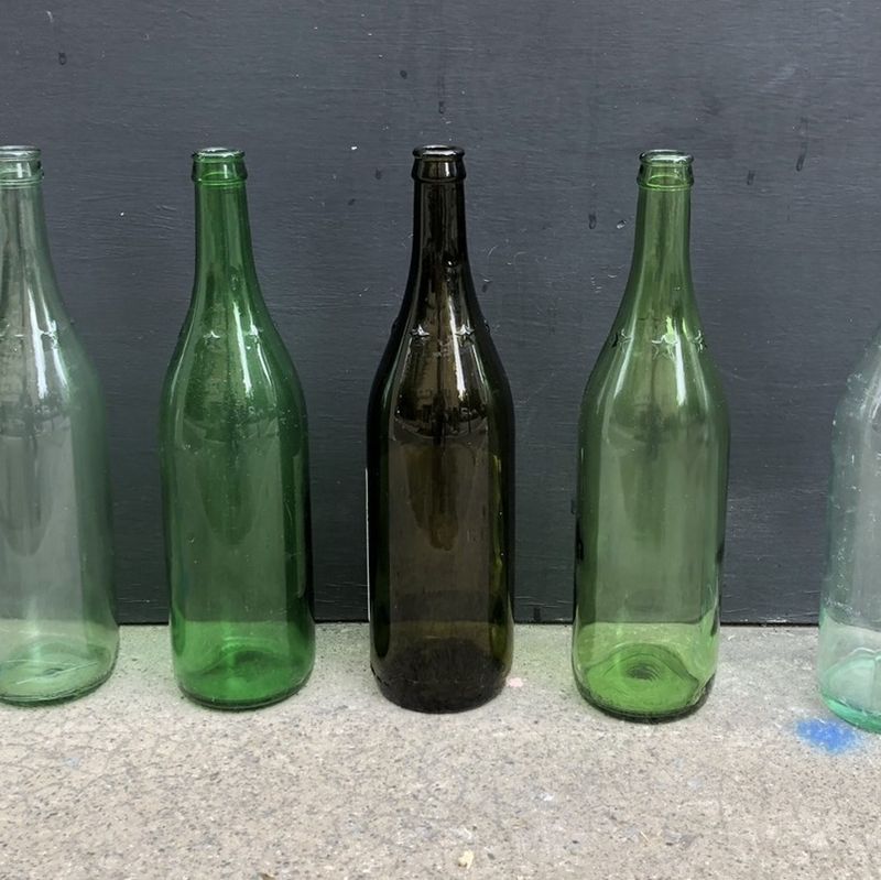 Ancienne Bouteille En Verre – Objet Décoratif Vintage